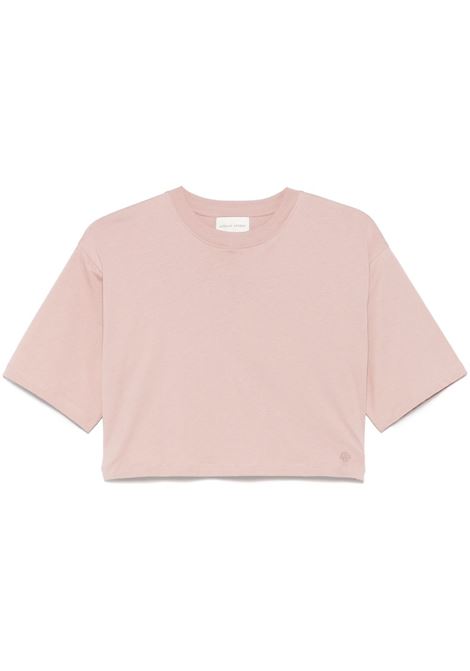 T-shirt Gupo crop in rosa Loulou studio - donna LOULOU DE SAISON | GUPOPTLRS